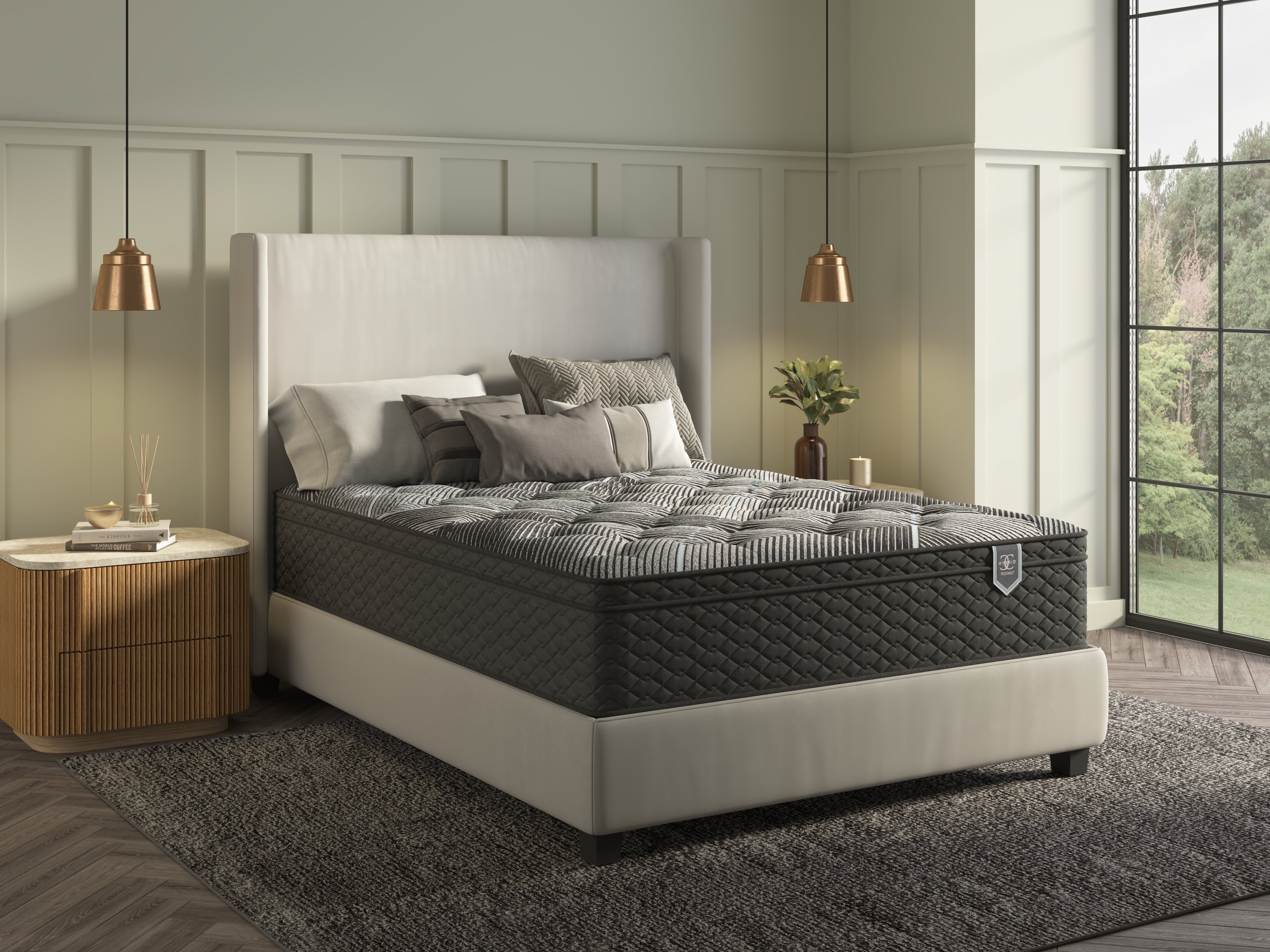 Twin - Restonic ComfortCare Hybrid Restful Nights Firm Mattress