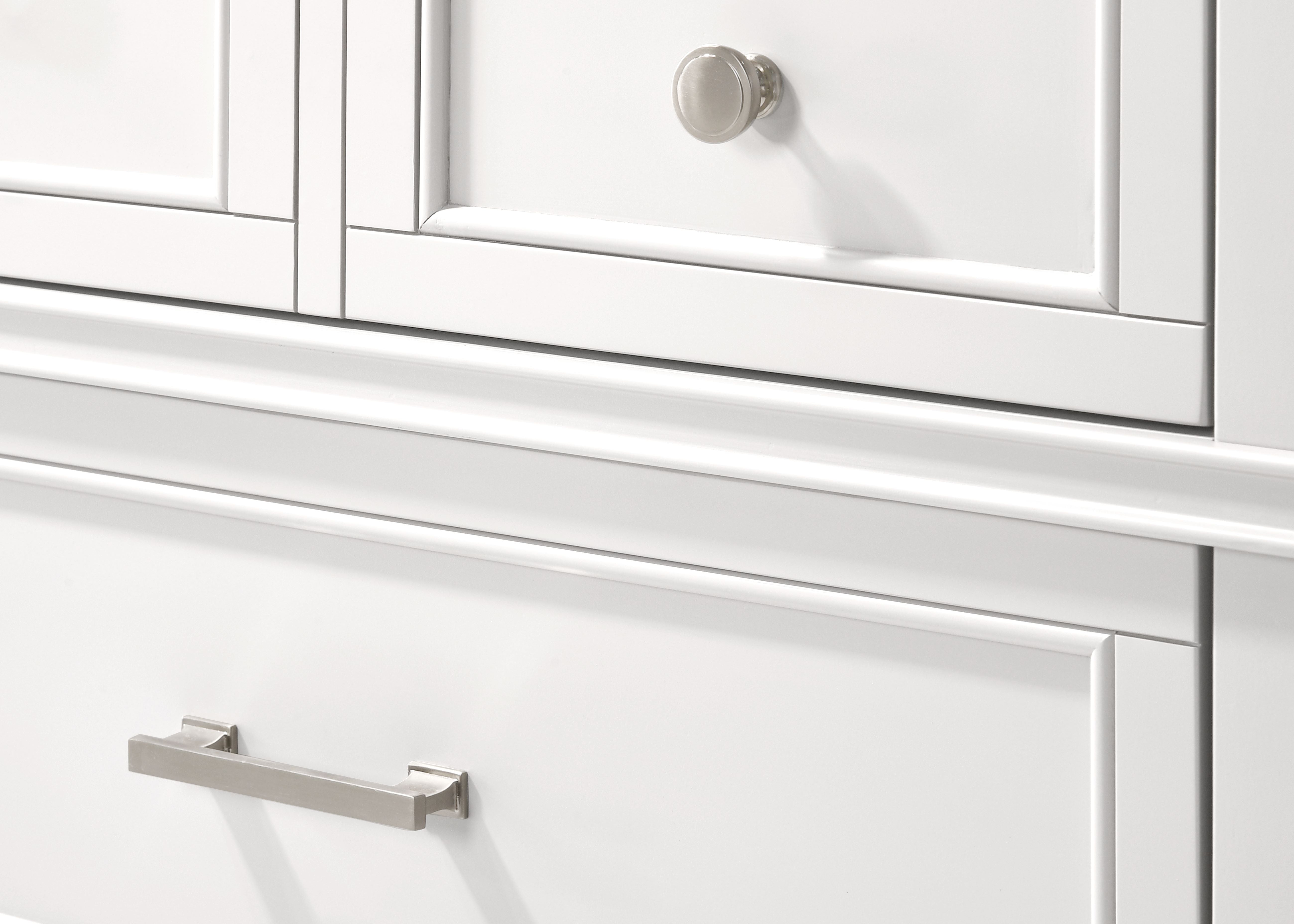 White 6 Drawer Dresser