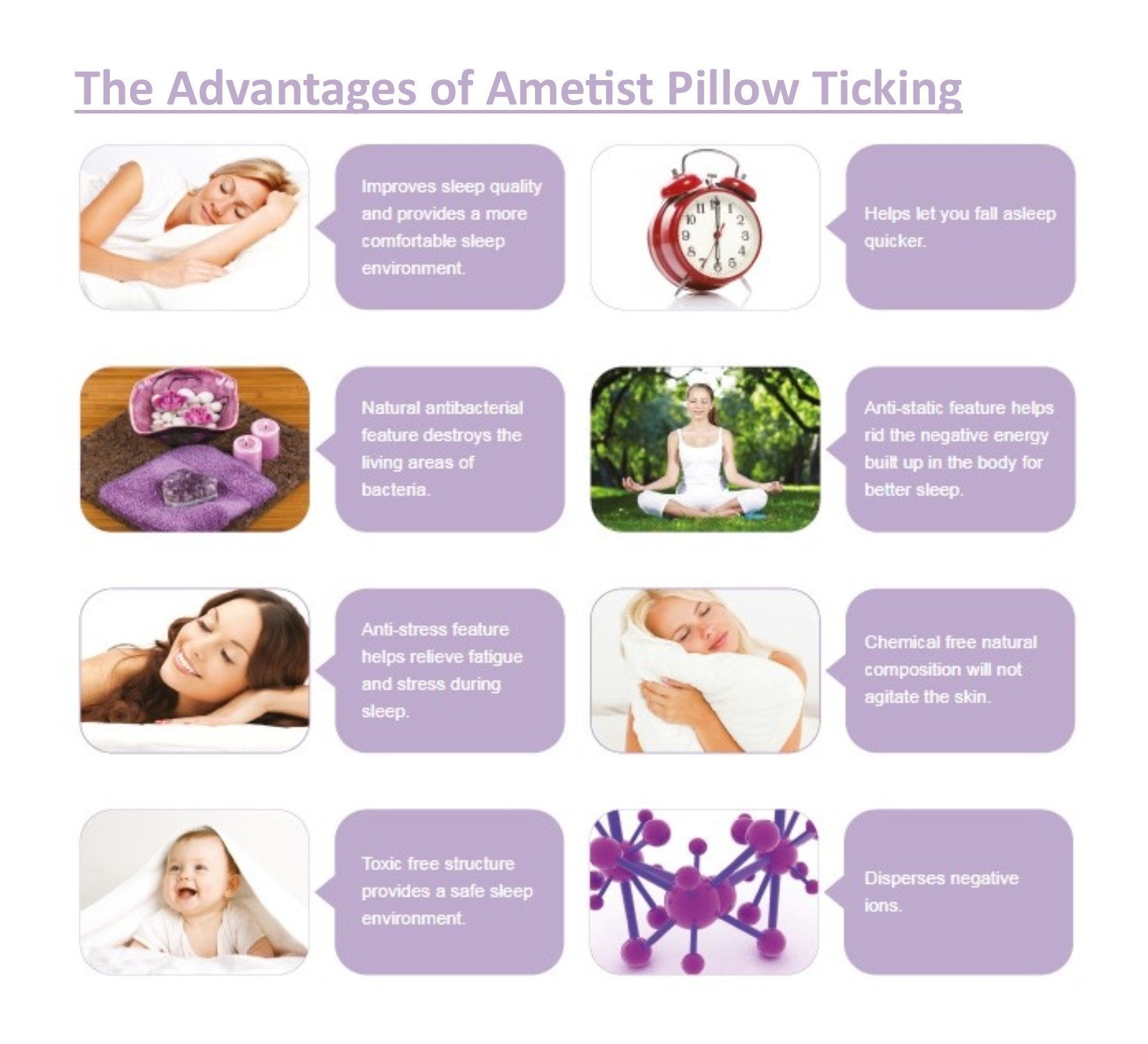 Ametist Neck Support Serene Memory Foam Standard Pillow