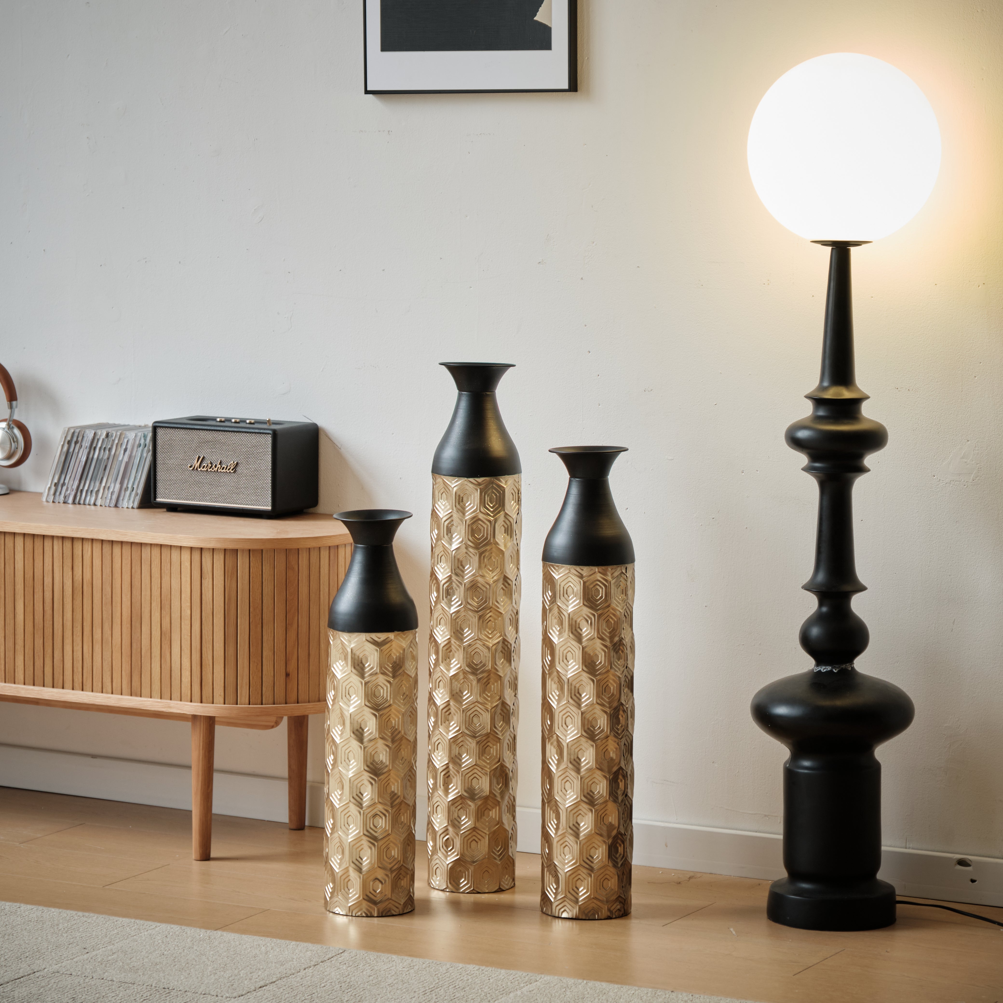 Floor Metal Vases