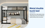 Metal Twin Over Twin Bunk Bed