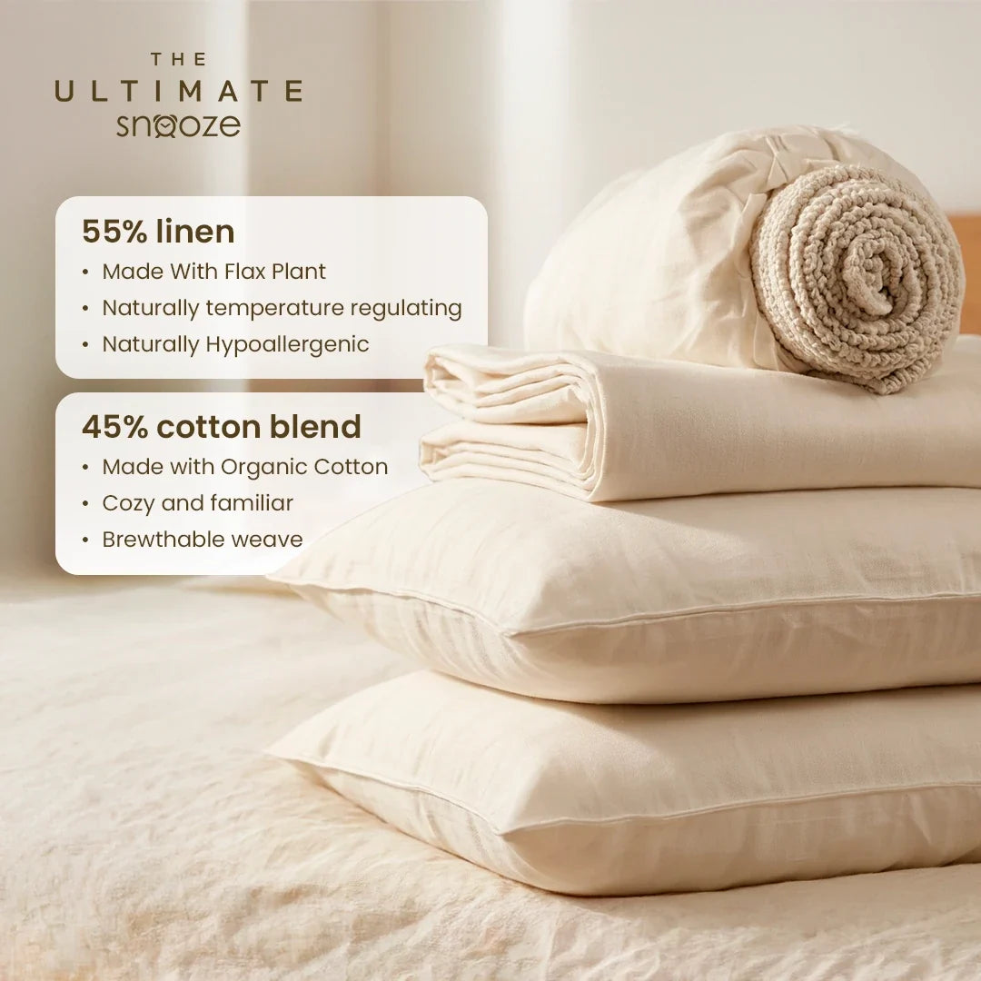 Sheet Set | Breezeline™ Comfort | Blended Linen and Cotton