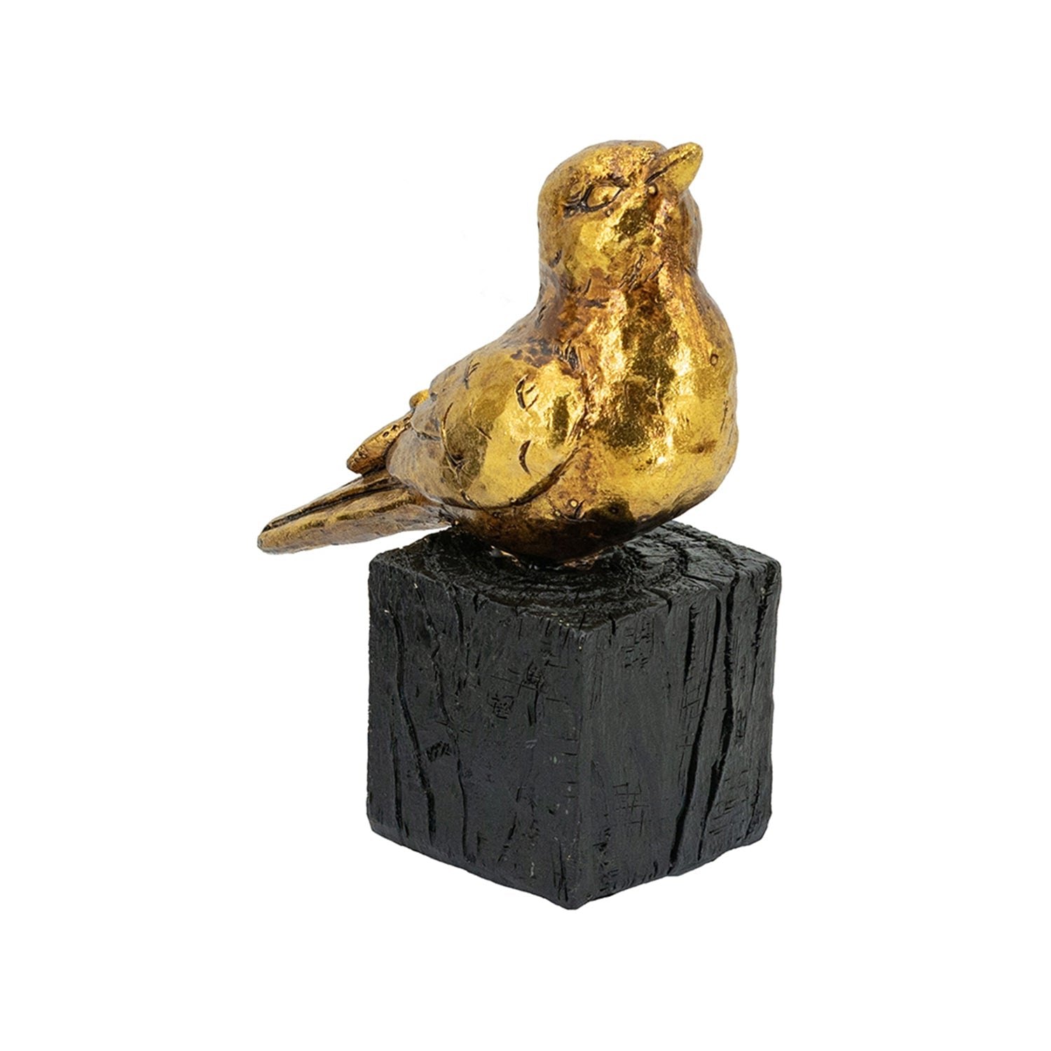 Metallic Sparrow Sculpture