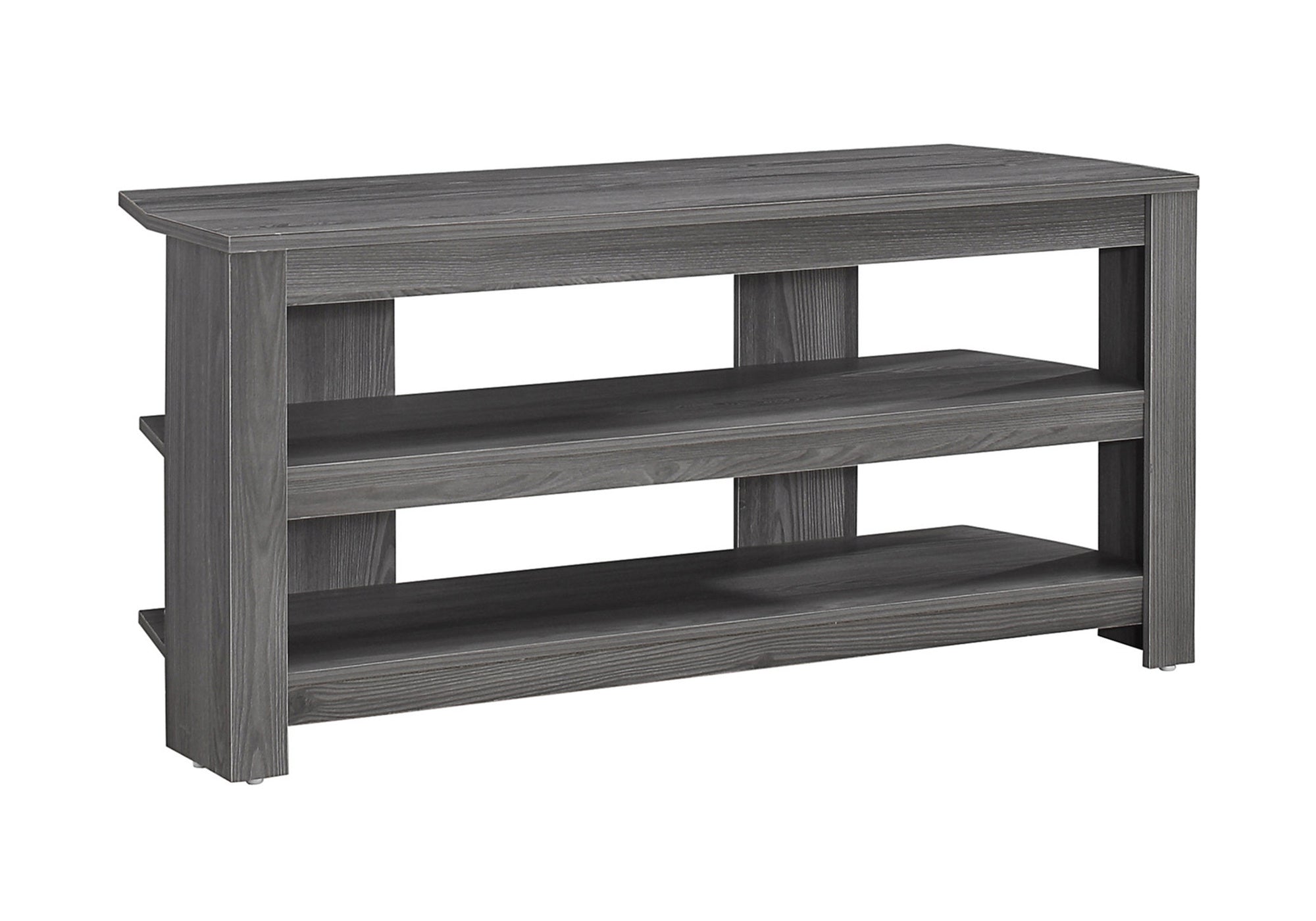 42 Inch TV Stand with Storage Shelves