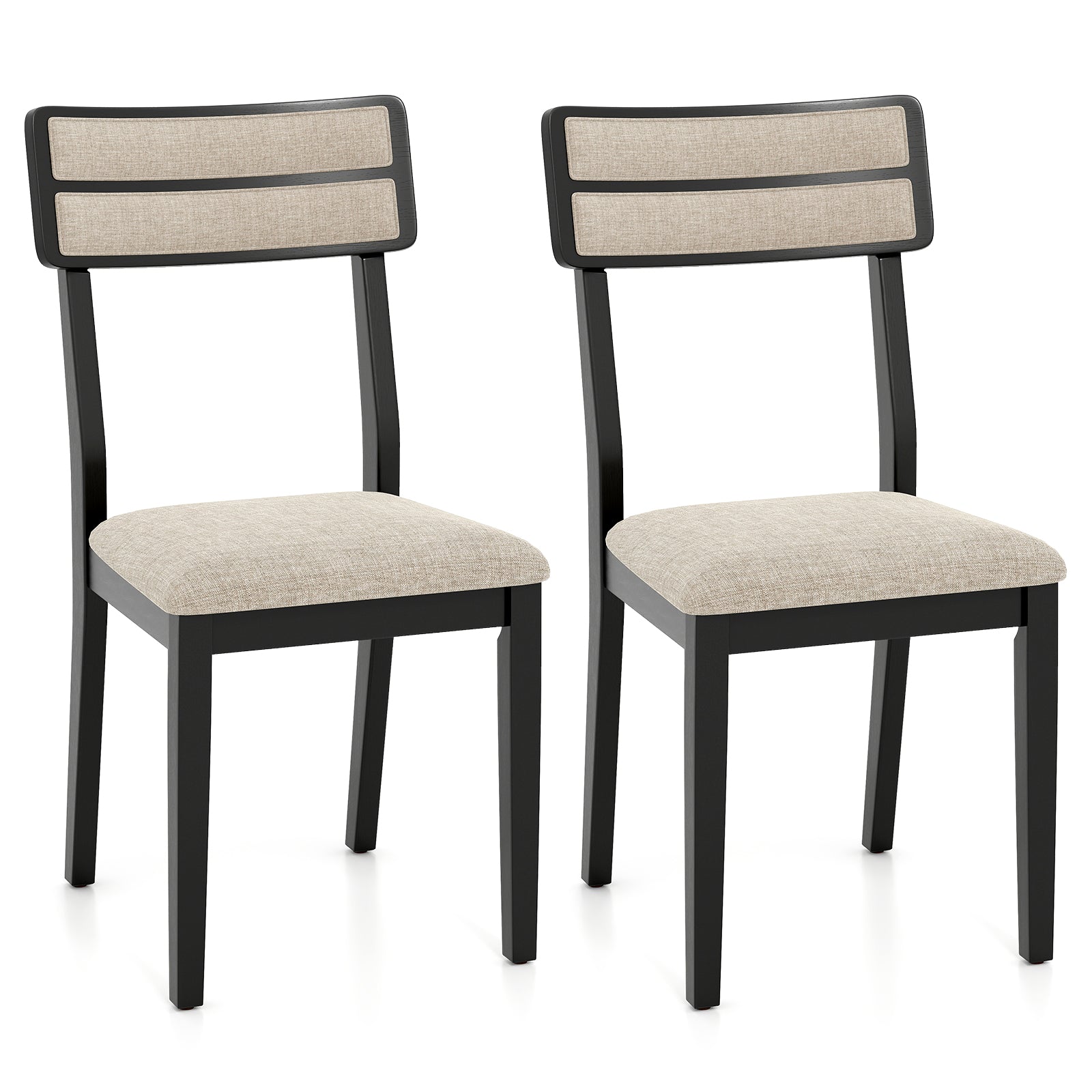 Modern Dining Chairs Set of 2 with Tilt Backrest