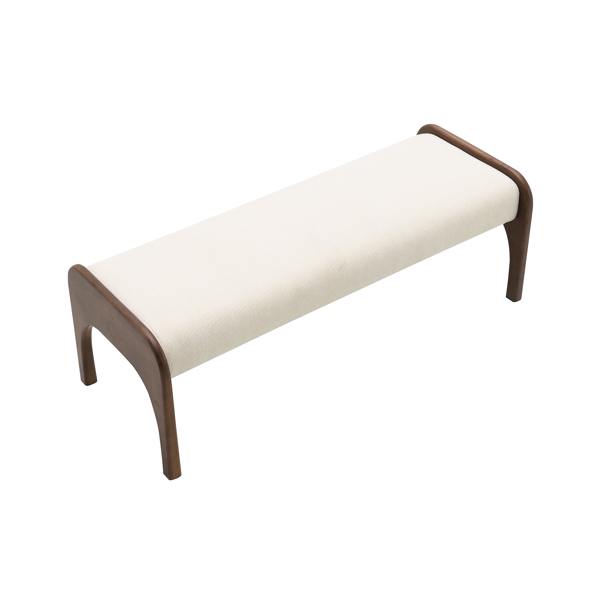 50.25 Inch Upholstered Long Bench