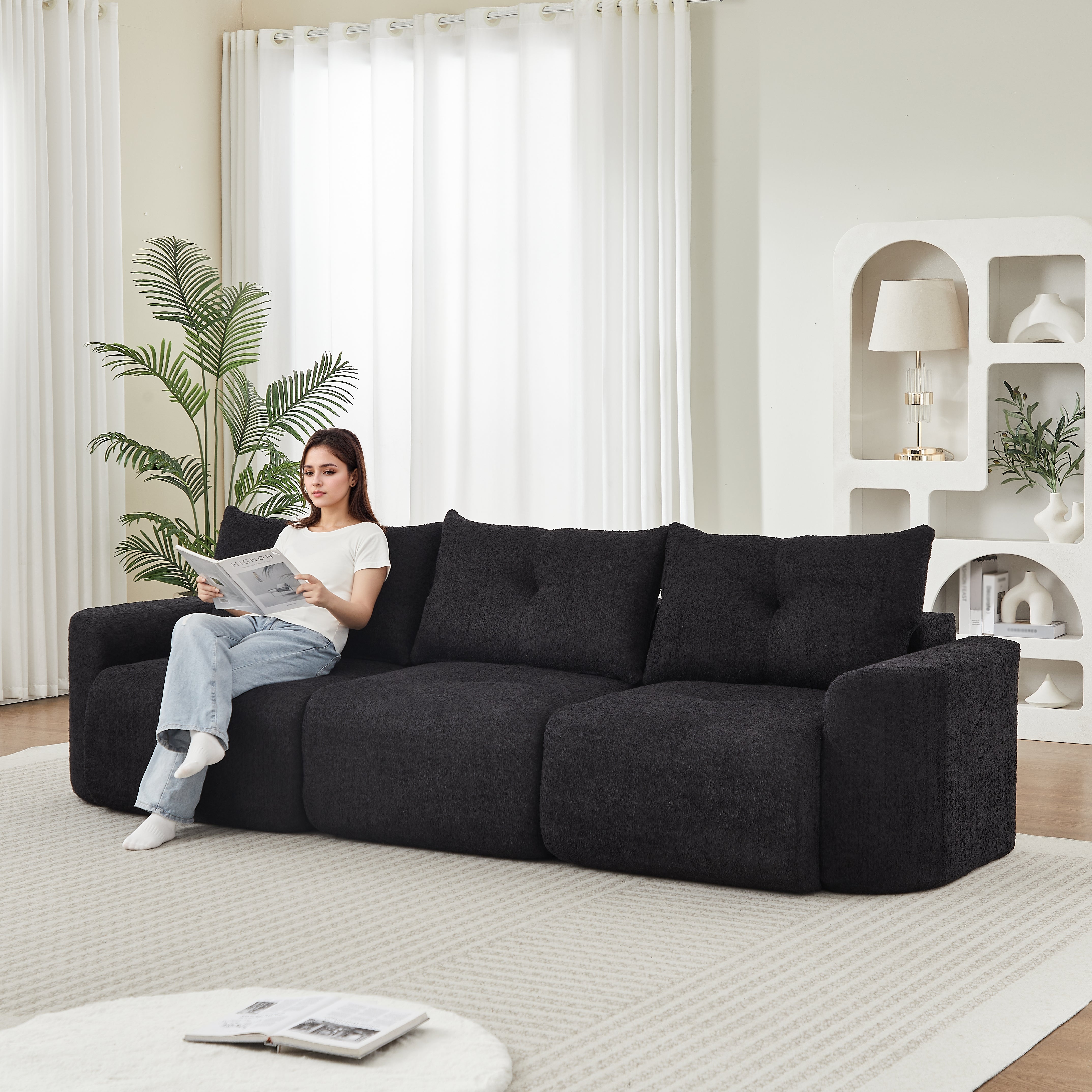 Chenille Sofa for Living Room - 109