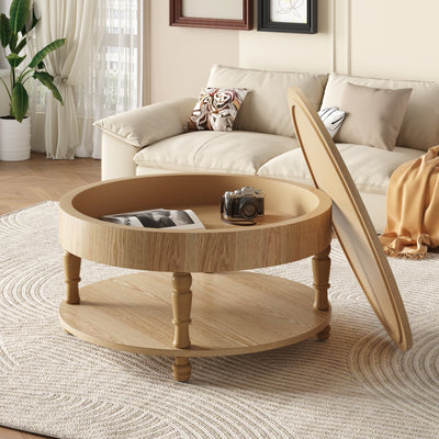 Coffee Table with Dual Storage