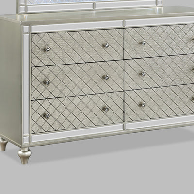 Glam 6-Drawer Dresser