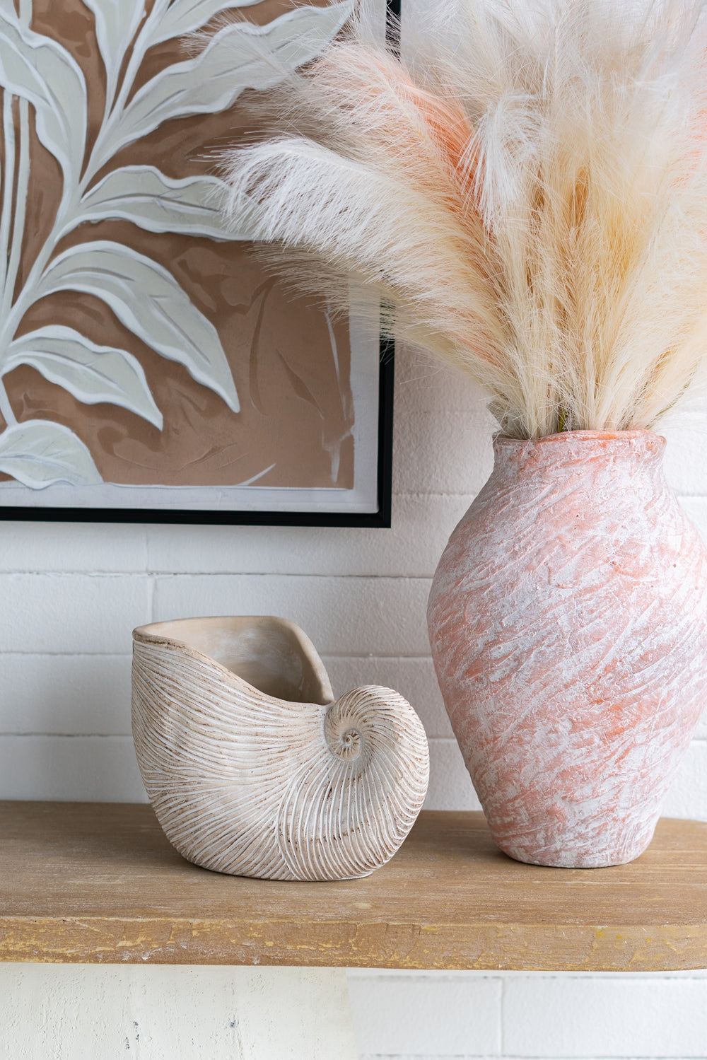 Nautilus Shell Decorative Planter