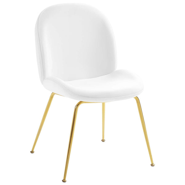 Gold Stainless Steel Velvet Dining Chair