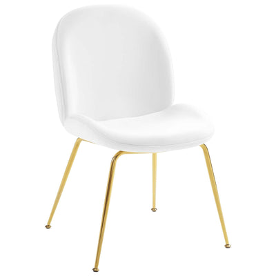 Gold Stainless Steel Velvet Dining Chair