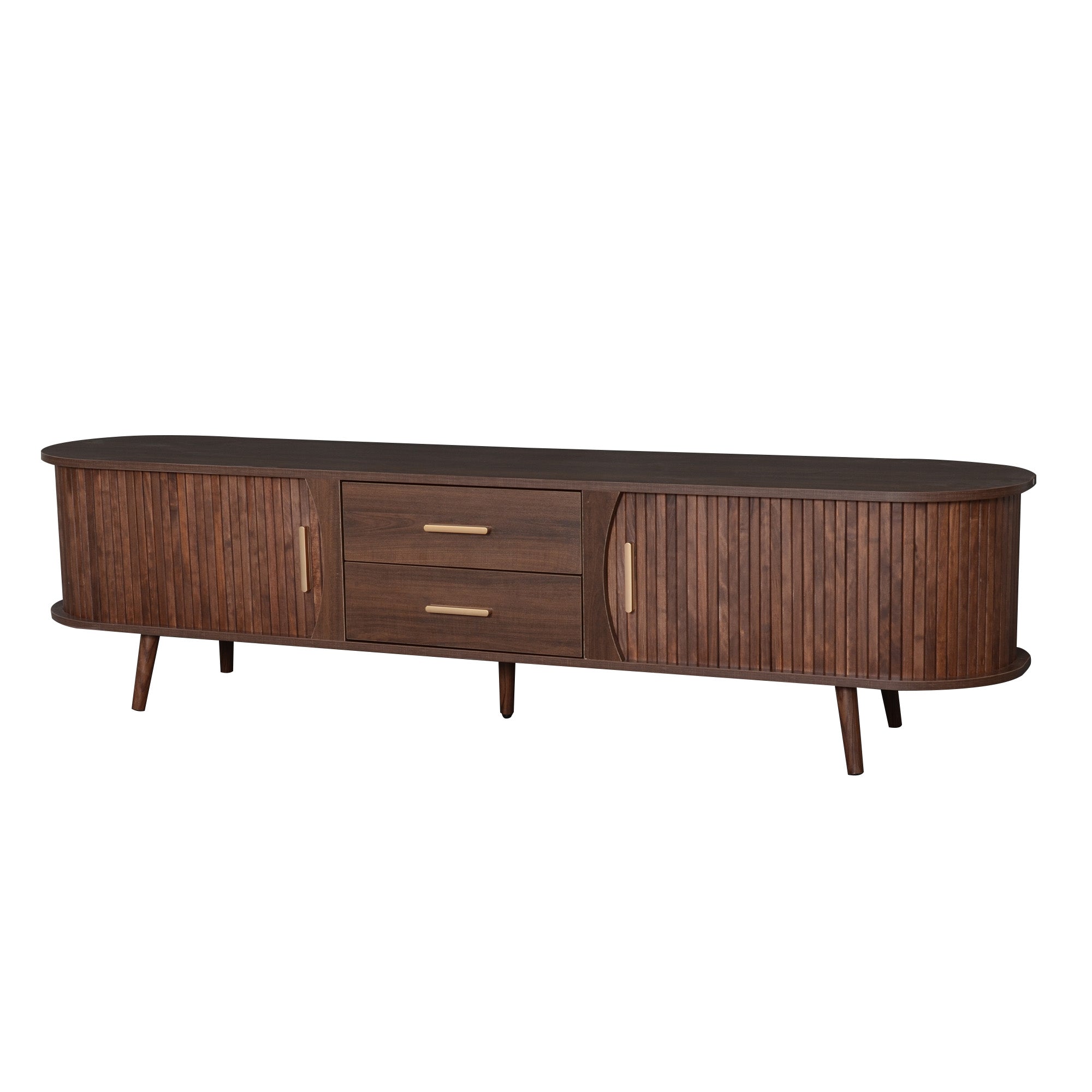 Mid-Century Modern TV Stand for 80