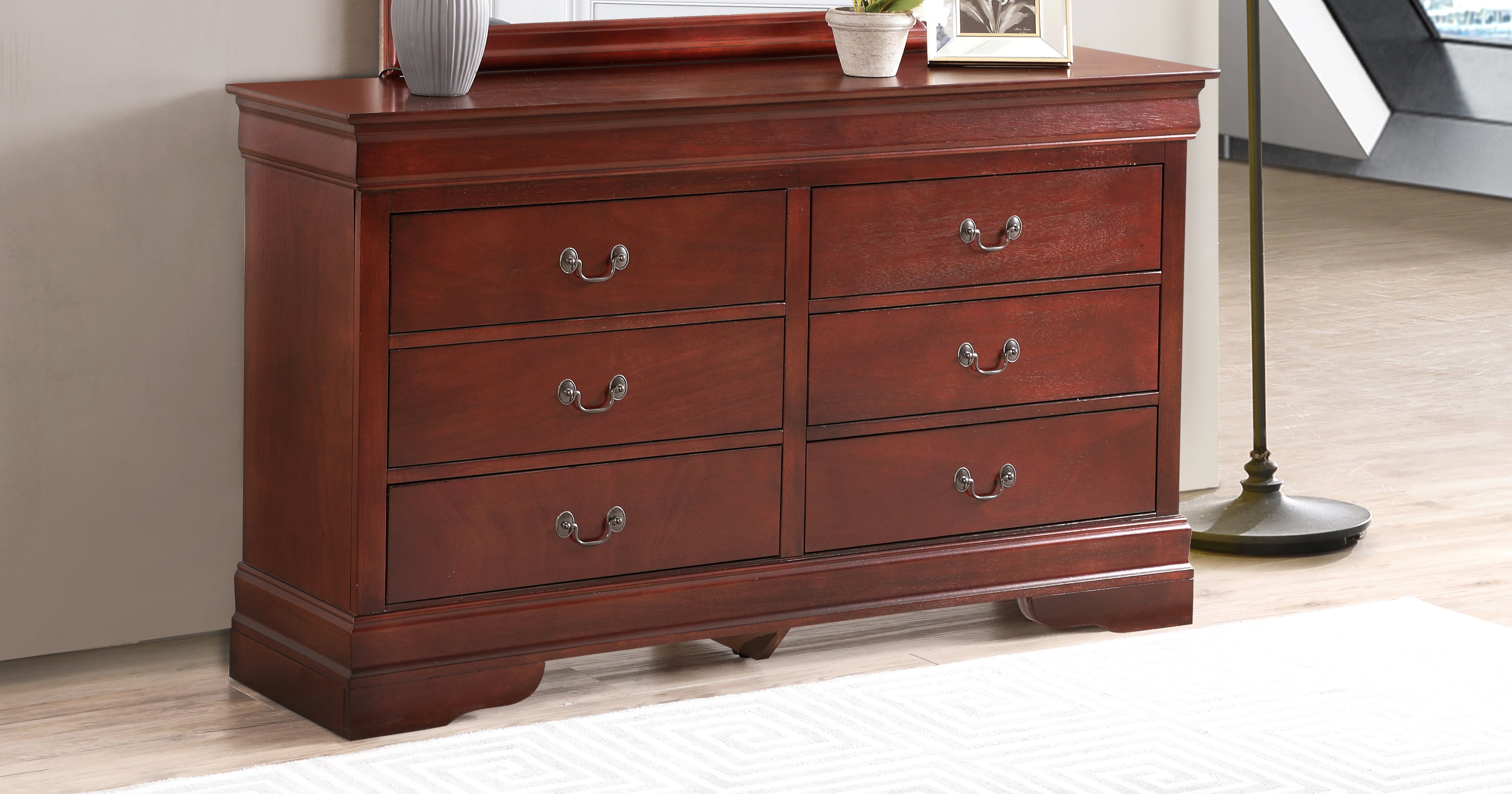 LouisPhillipe G2100-D Dresser in Cherry