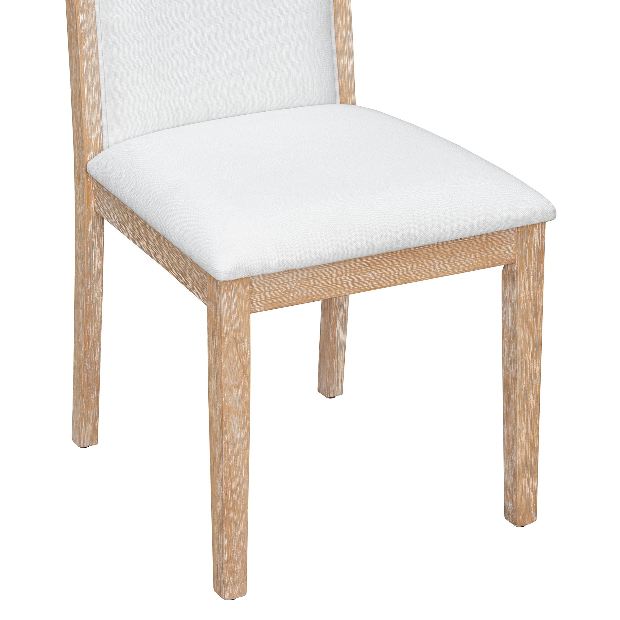 Vintage Style Dining Chair Set with 4 Upholstered Chairs