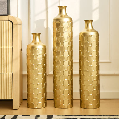 Floor Metal Vases