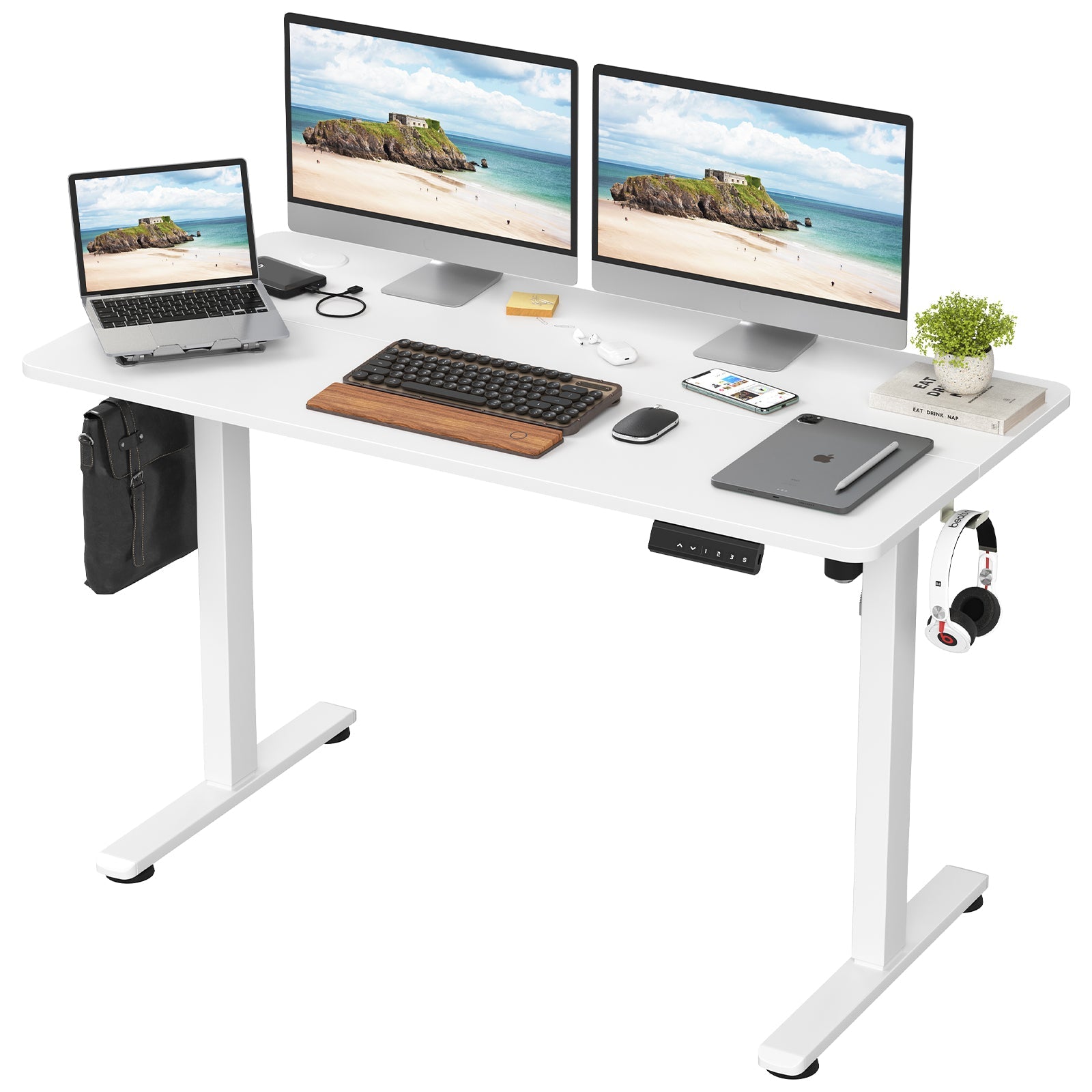 STARY Electric Standing Desk with Splice Board