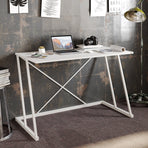 Anemon 47'' Wide Computer Desk with Crossbar Metal Frame
