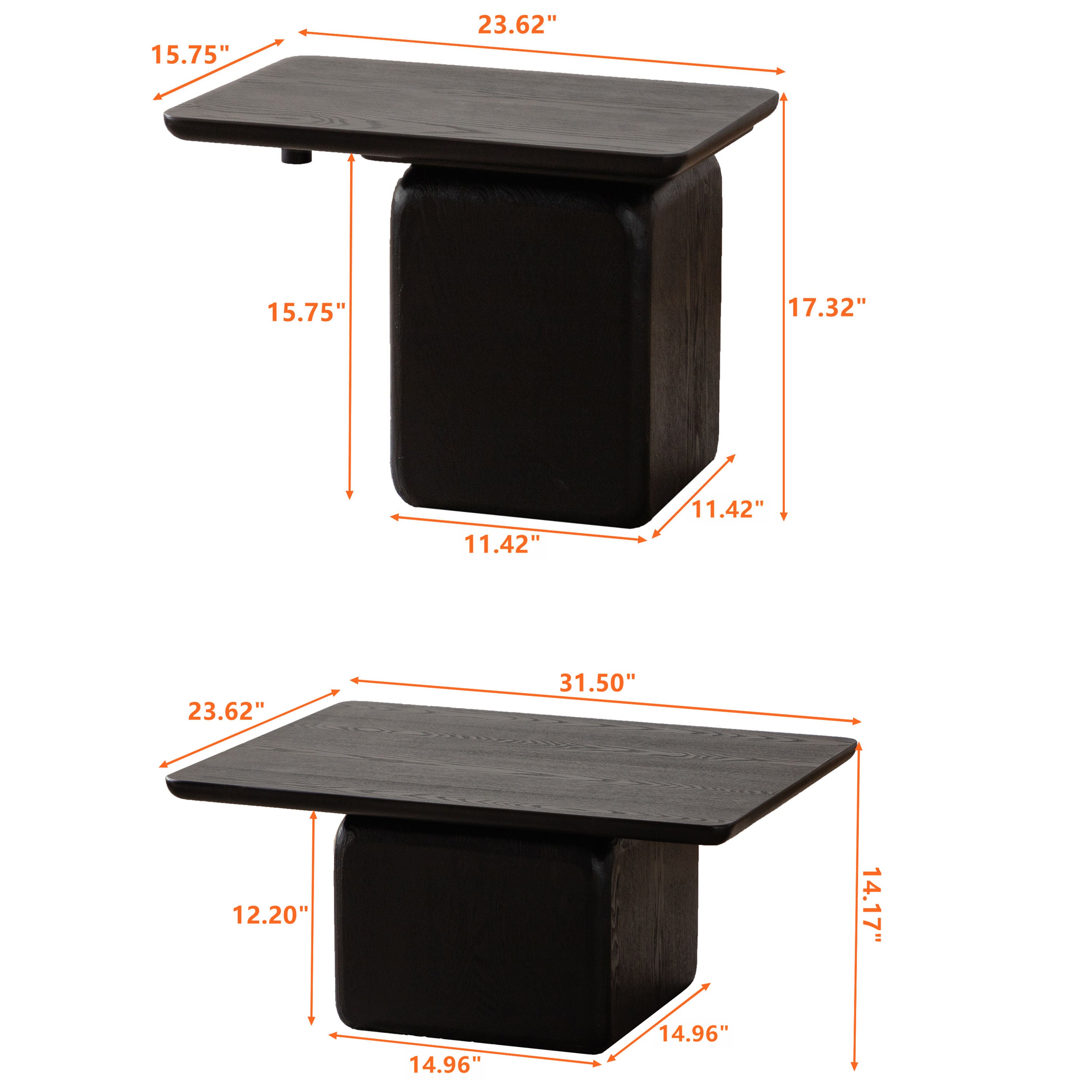 Vintage Style Coffee Table Set