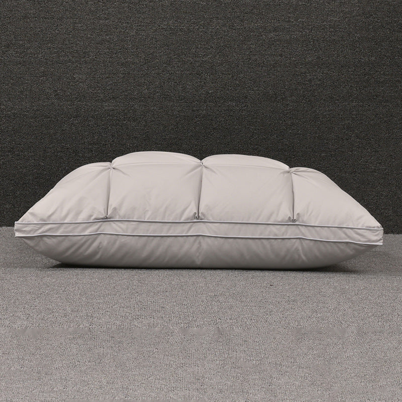 White Goose Down Cotton Pillow
