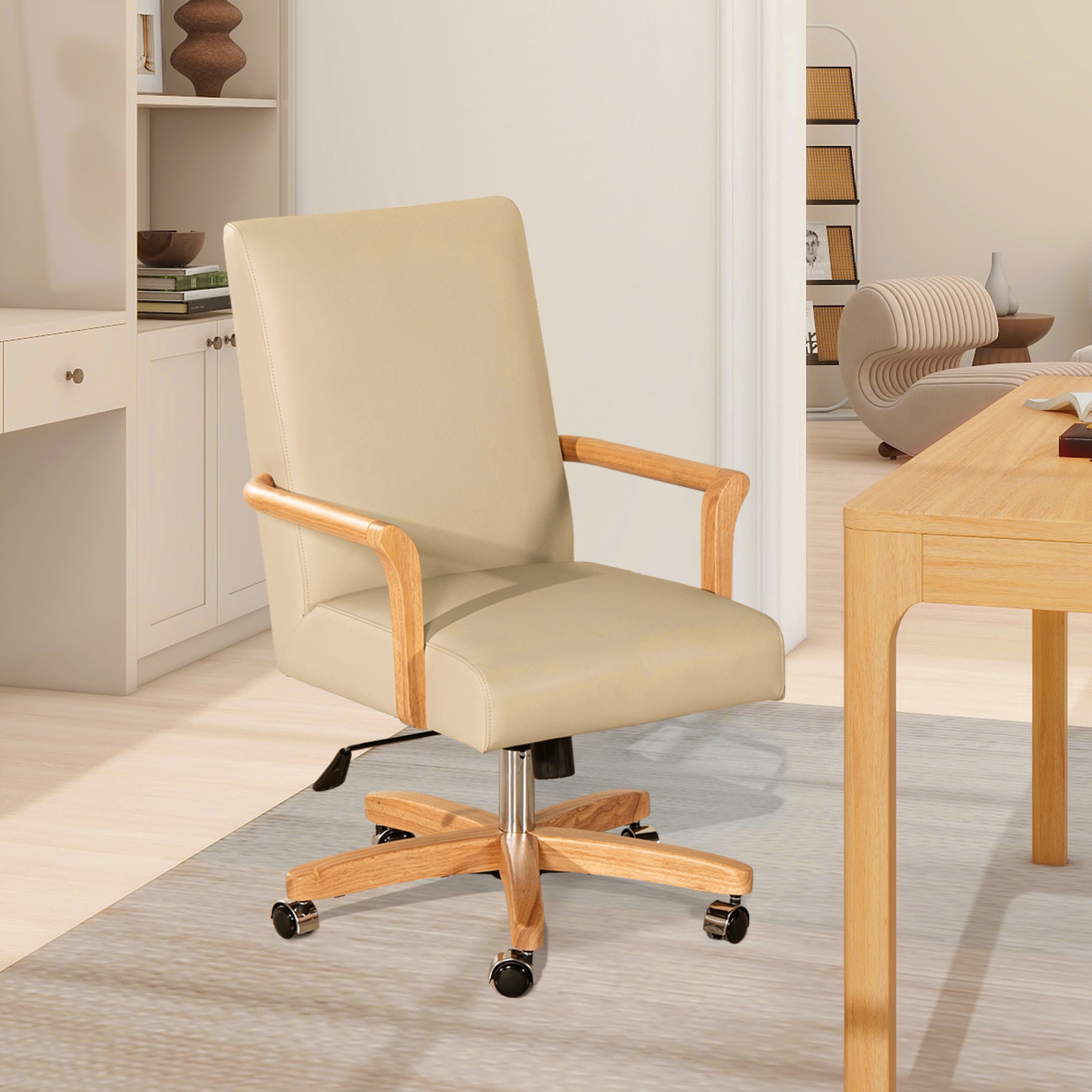 Dumont Modern Farmhouse High Back Executive Home Office Chair