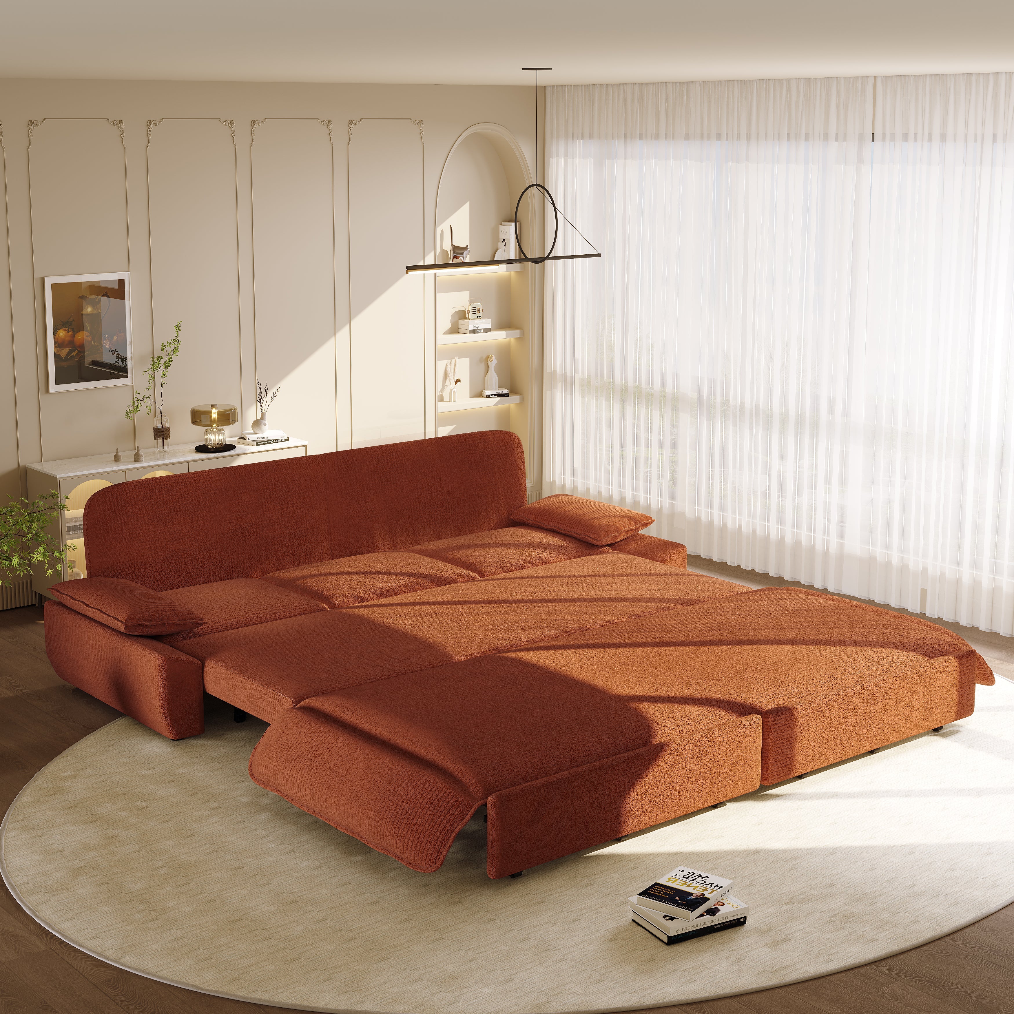 3-in-1 Convertible Sleeper Sofa Bed