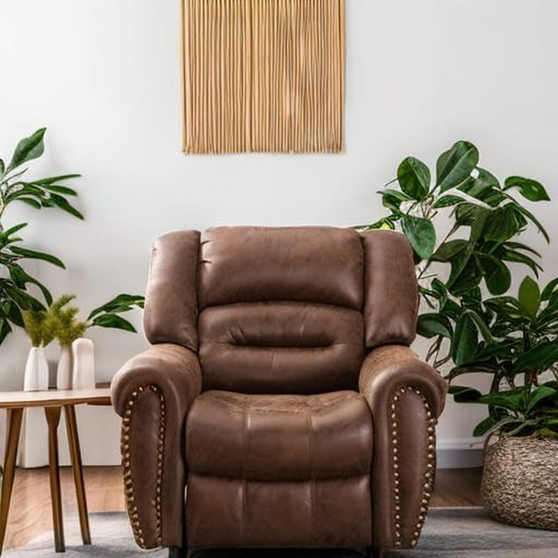 Nut Brown Electric Recliner Chair