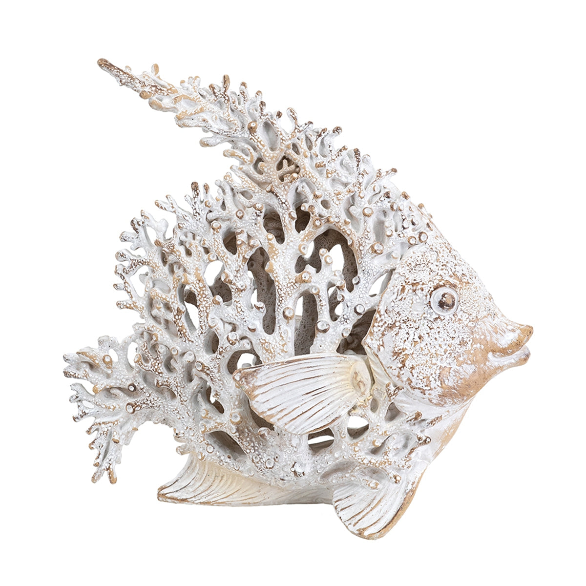 Decorative Polyresin Angelfish Sculpture