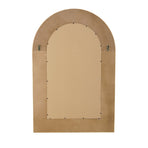 24.2"x36" Woven Texture Decorative Arched Mirror