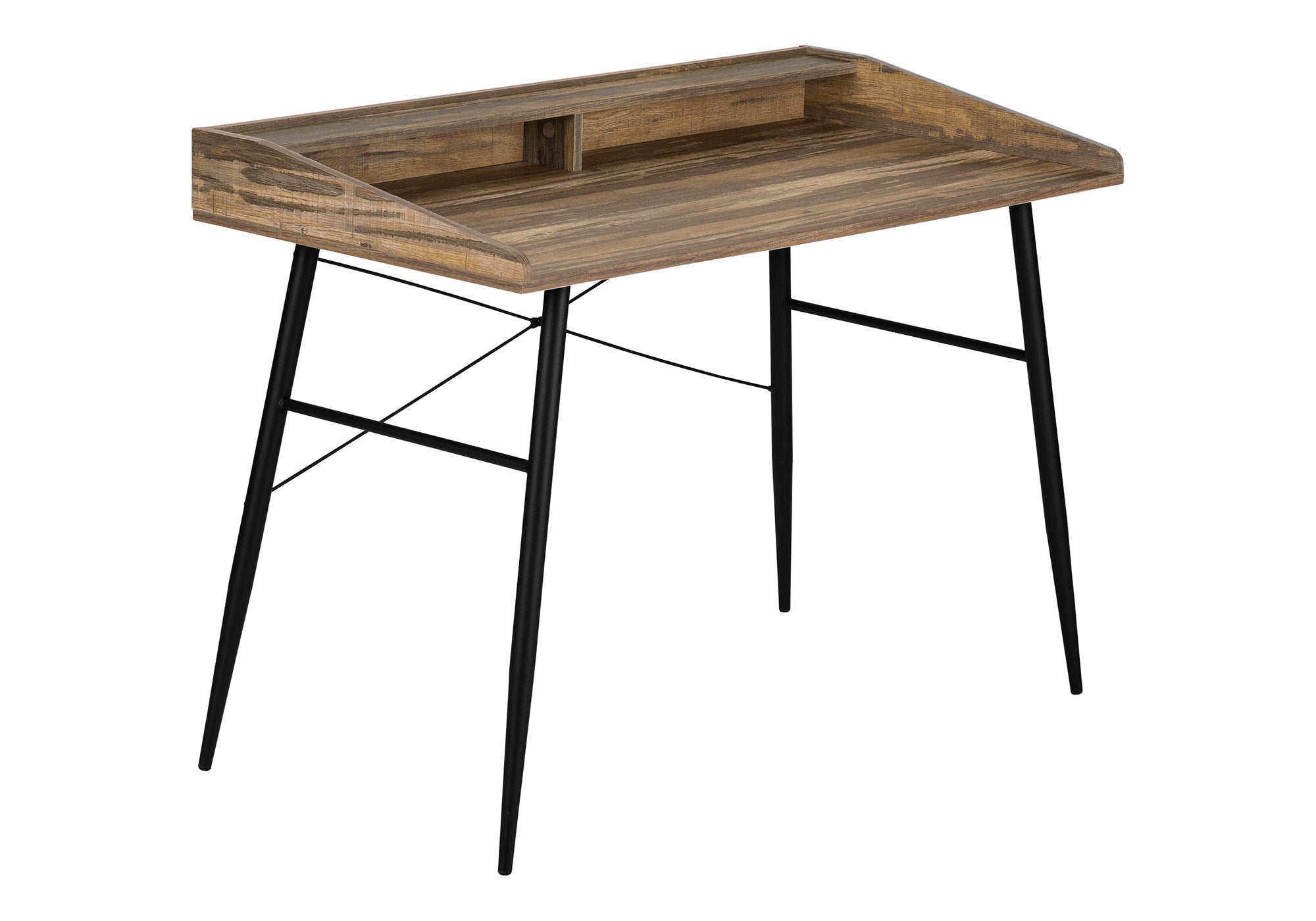 Computer Desk with Storage Shelves