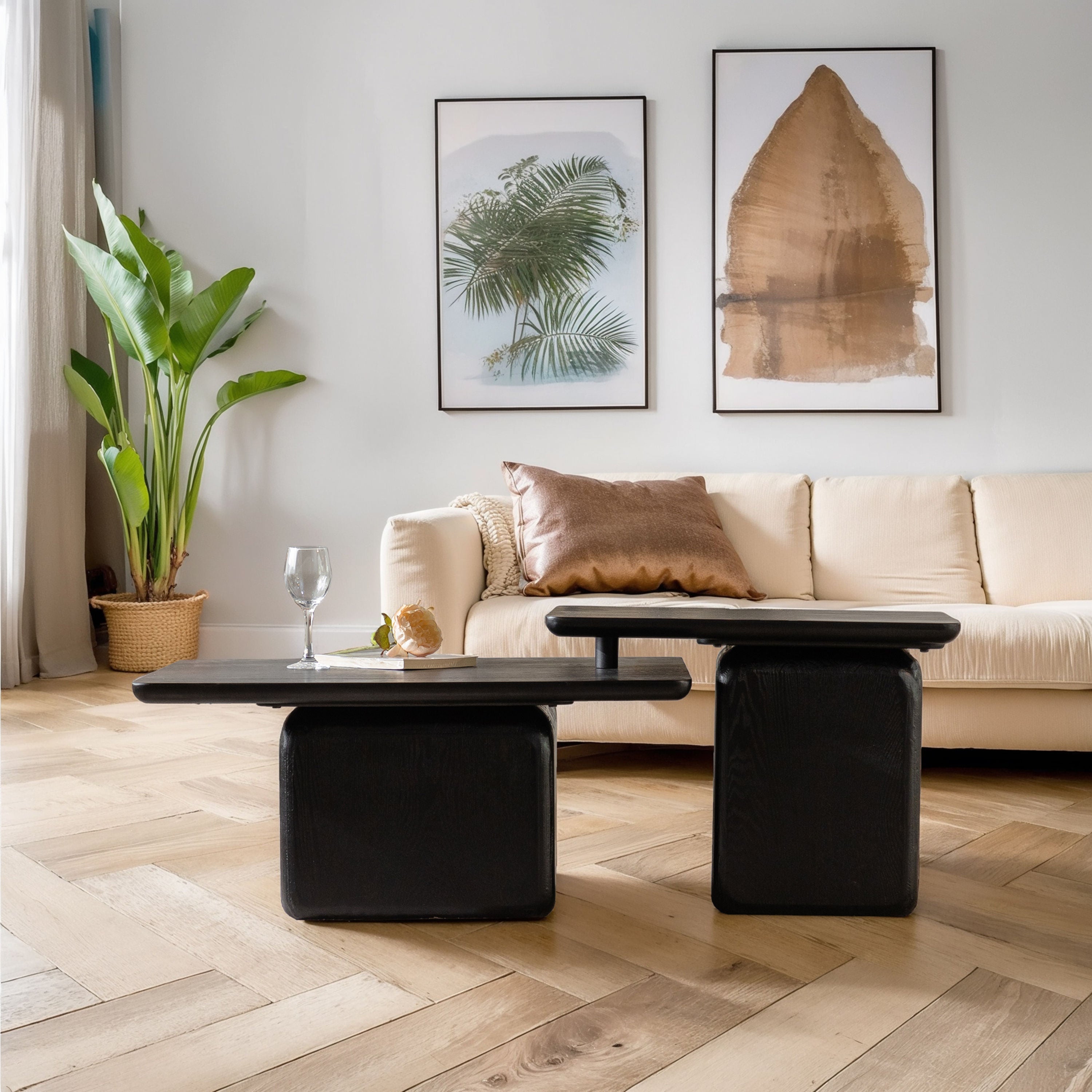 Vintage Style Coffee Table Set