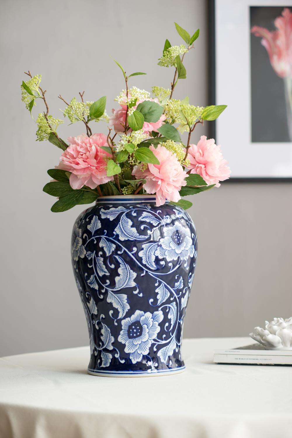Genuine Porcelain Decorative Ginger Jar