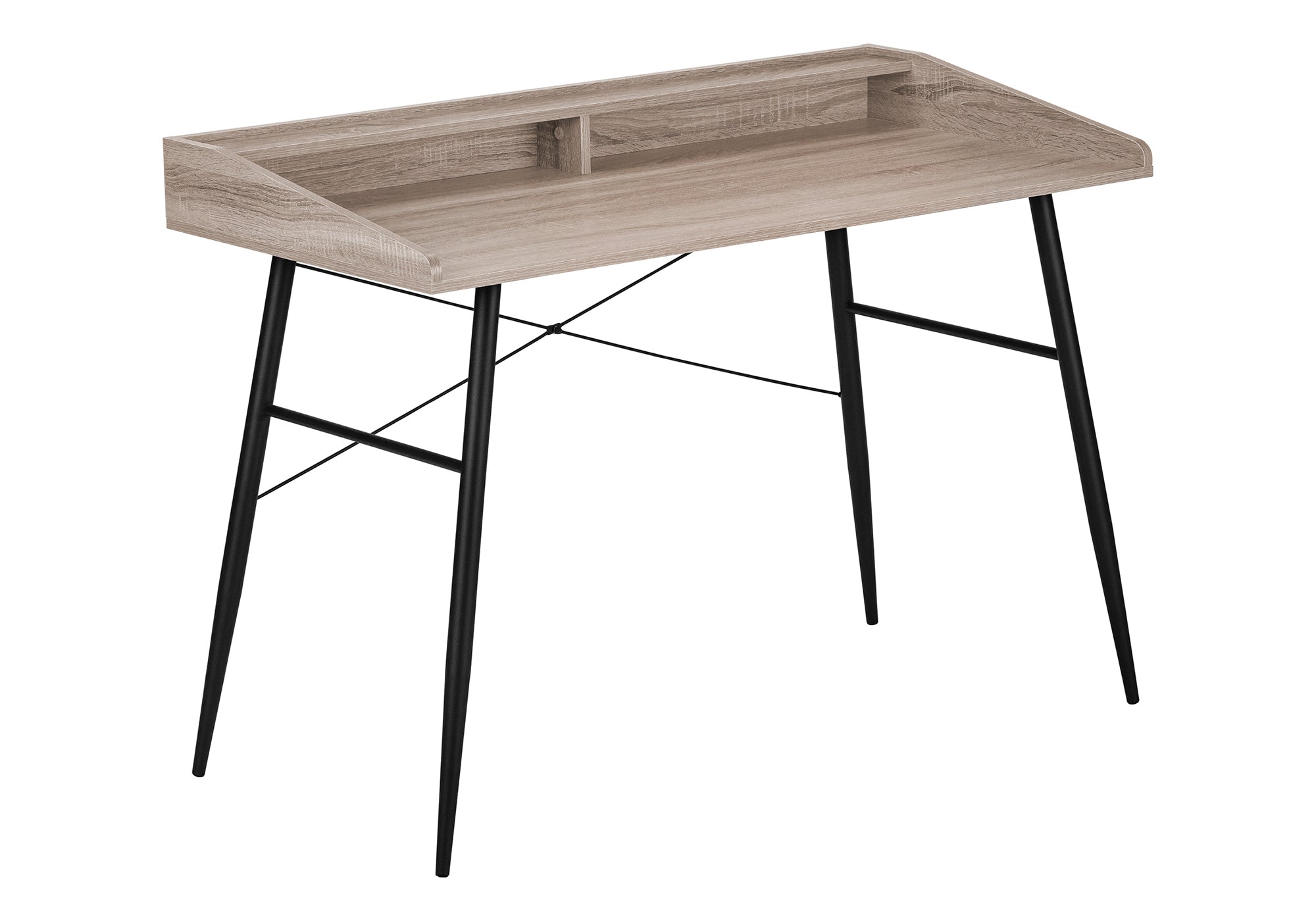 Computer Desk with Storage Shelves