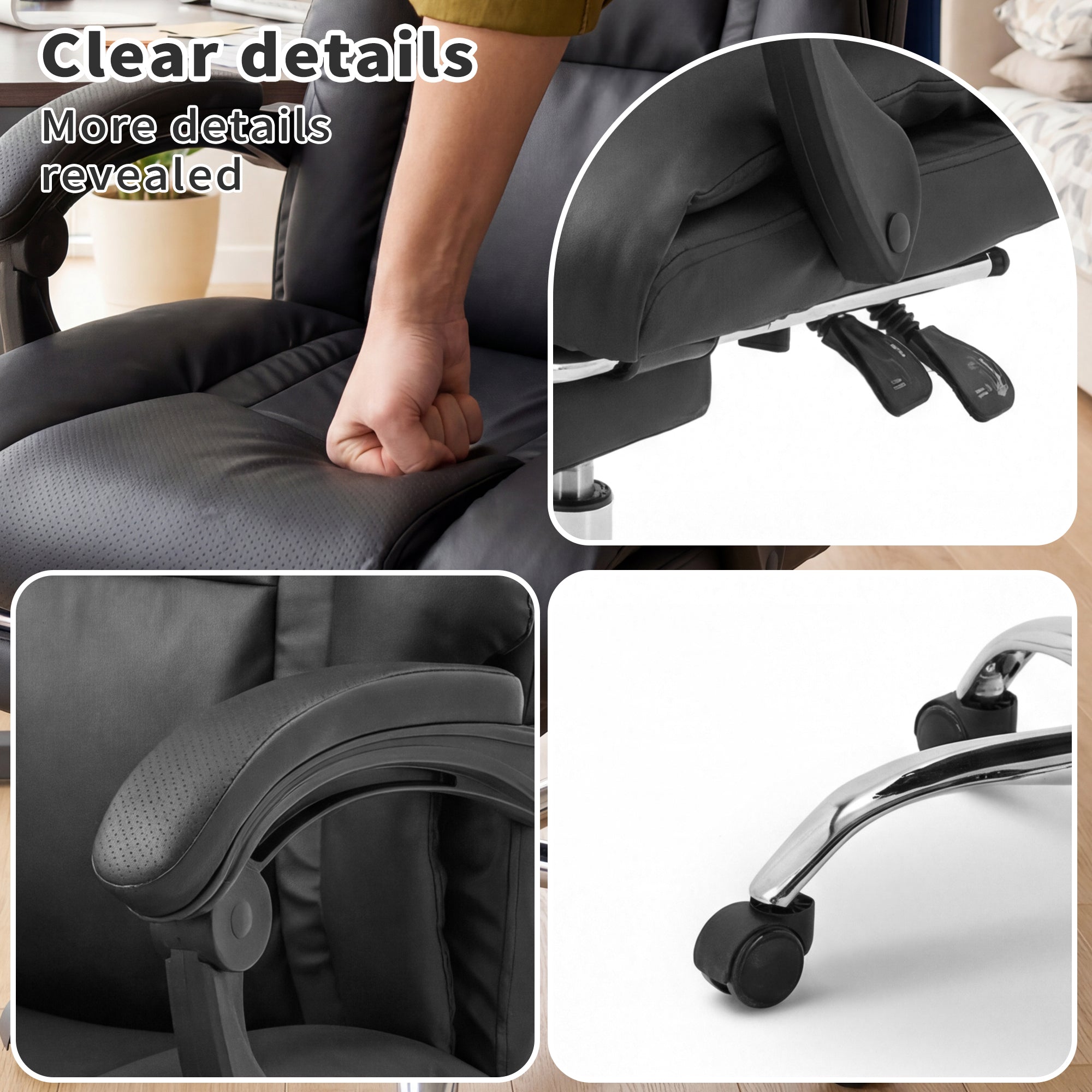 Adjustable Height Executive Office Chair