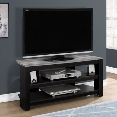 42 Inch TV Stand with Storage Shelves