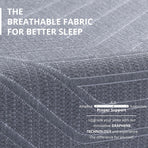 King Memory Foam Mattress Bed In A Box Cooling Gel Comfort