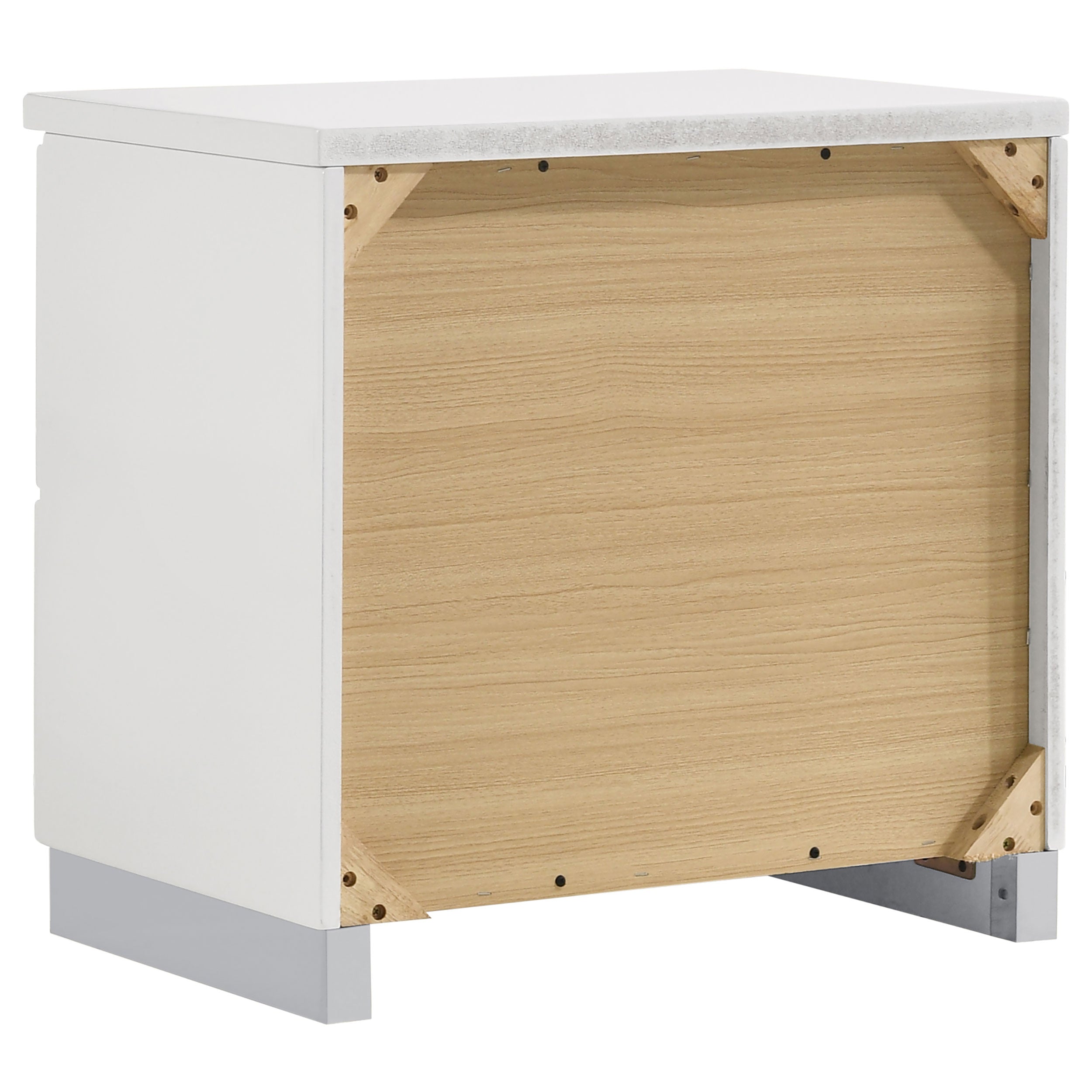 August Glossy Modern Bedroom Set