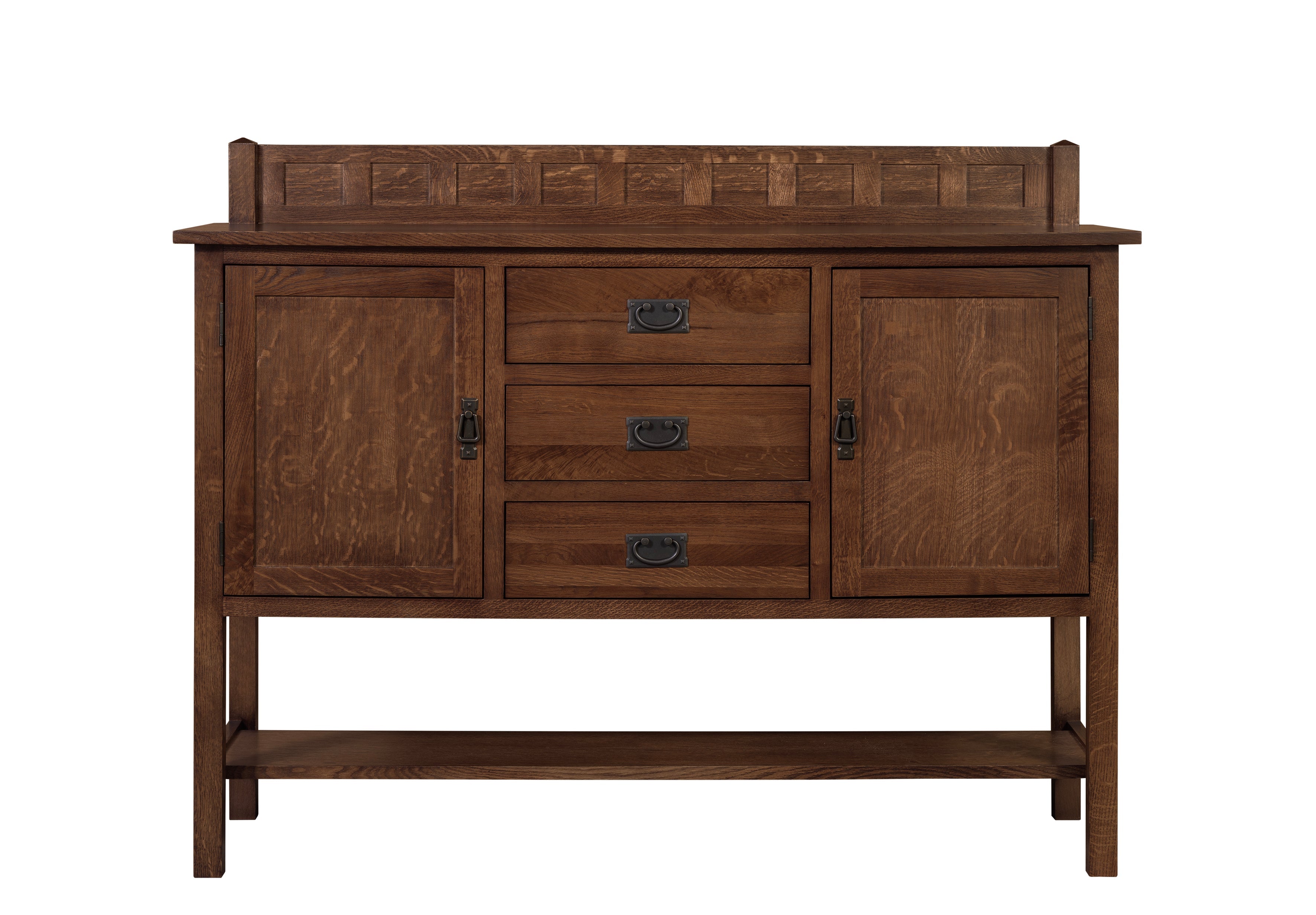 Mission Turner Sideboard with 3 Drawers and 2 Doors - Walnut (AW) - 58