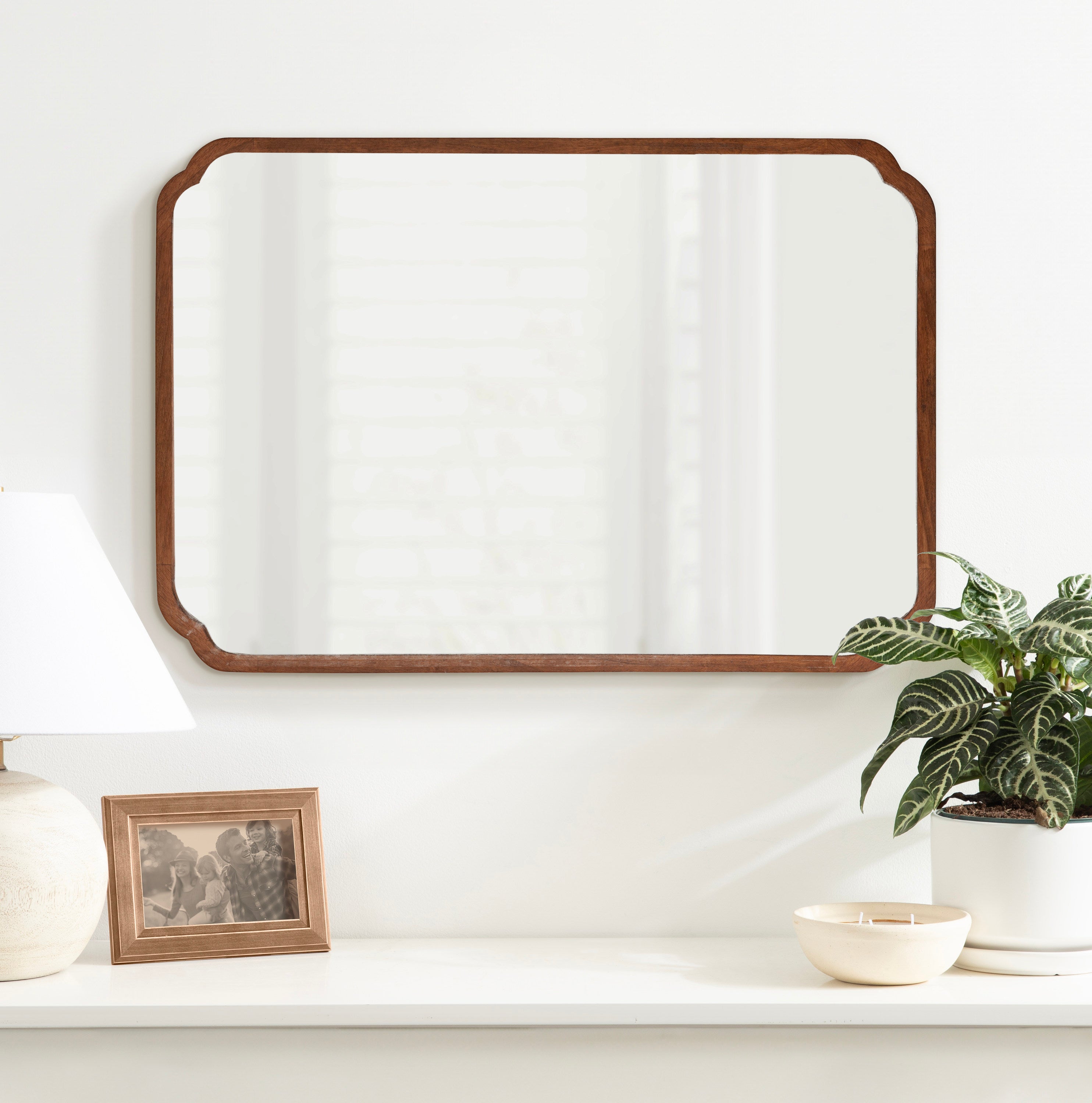 Marston Wood Framed Wall Mirror