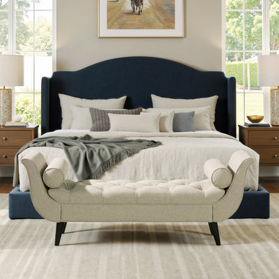 Alma Tufted Bench