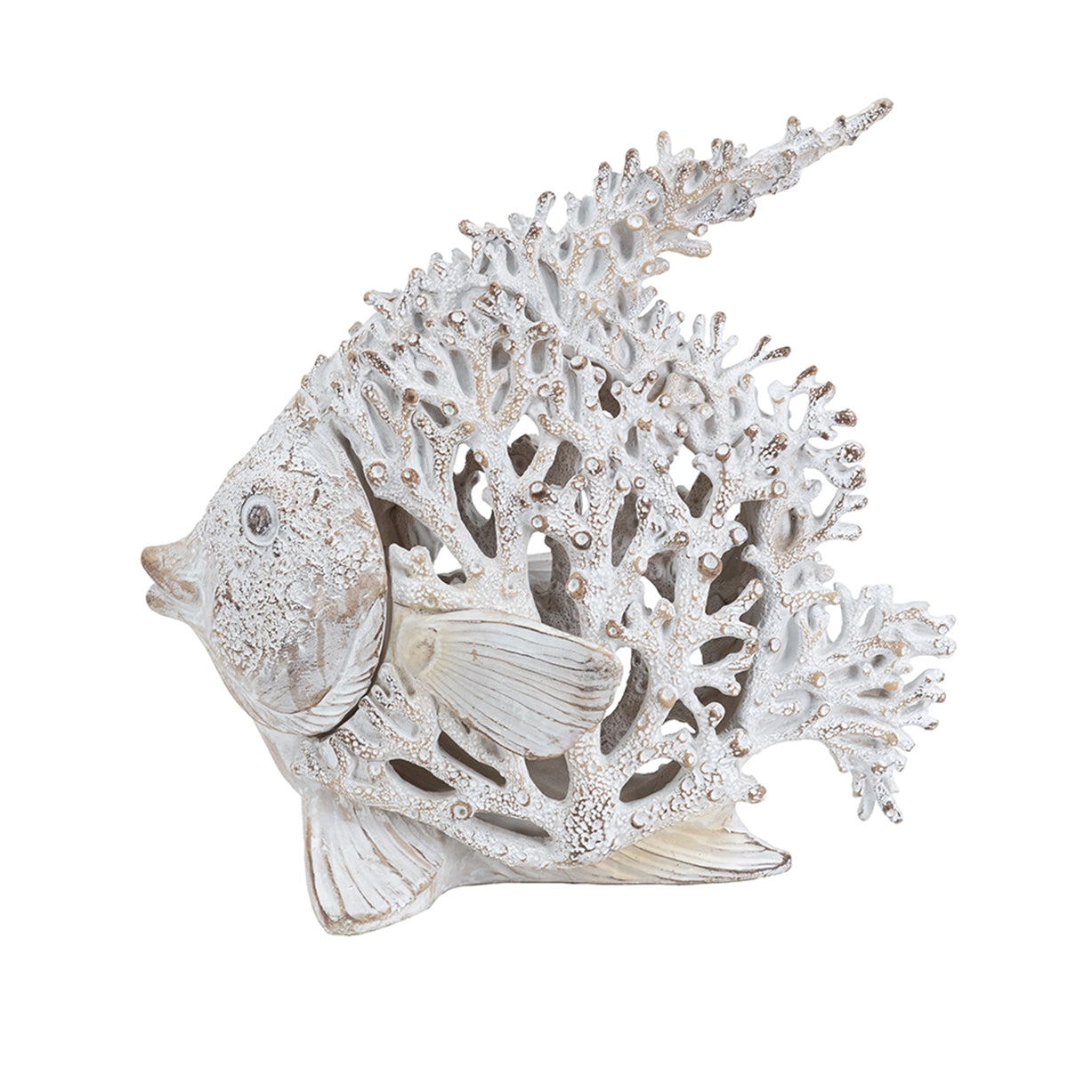 Decorative Polyresin Angelfish Sculpture