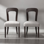 Dining Chairs Set of 2, Upholstered Kitchen Side Chairs