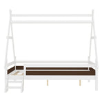 Full House Platform Bed with Stairs