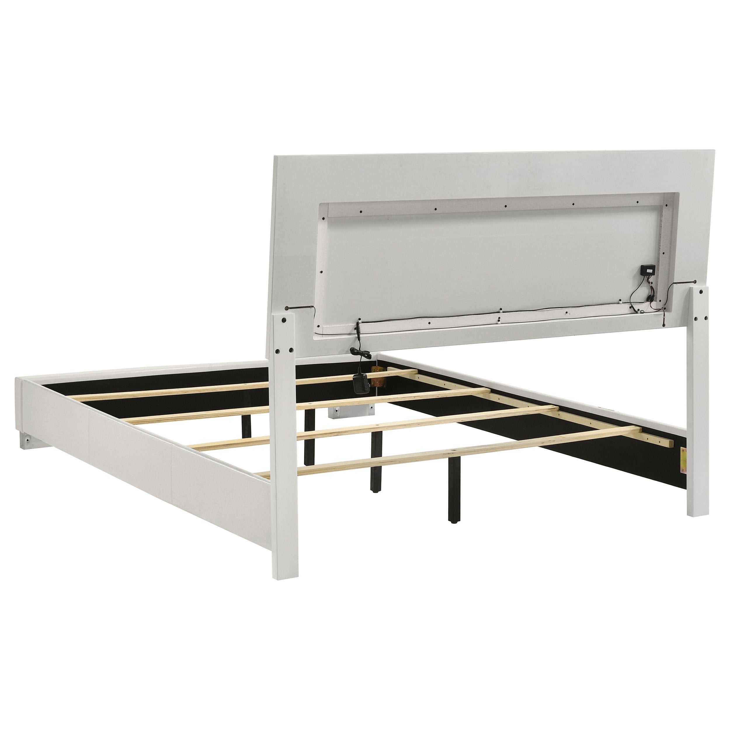 August Glossy Modern Bedroom Set