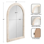 Rahfy Arch Framed Wall Mirror