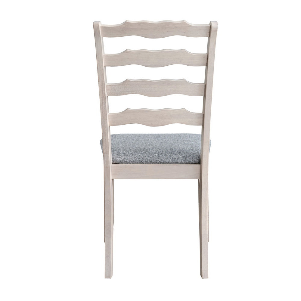 Farmhouse Dining Table Set with Upholstered Chairs for 4–6