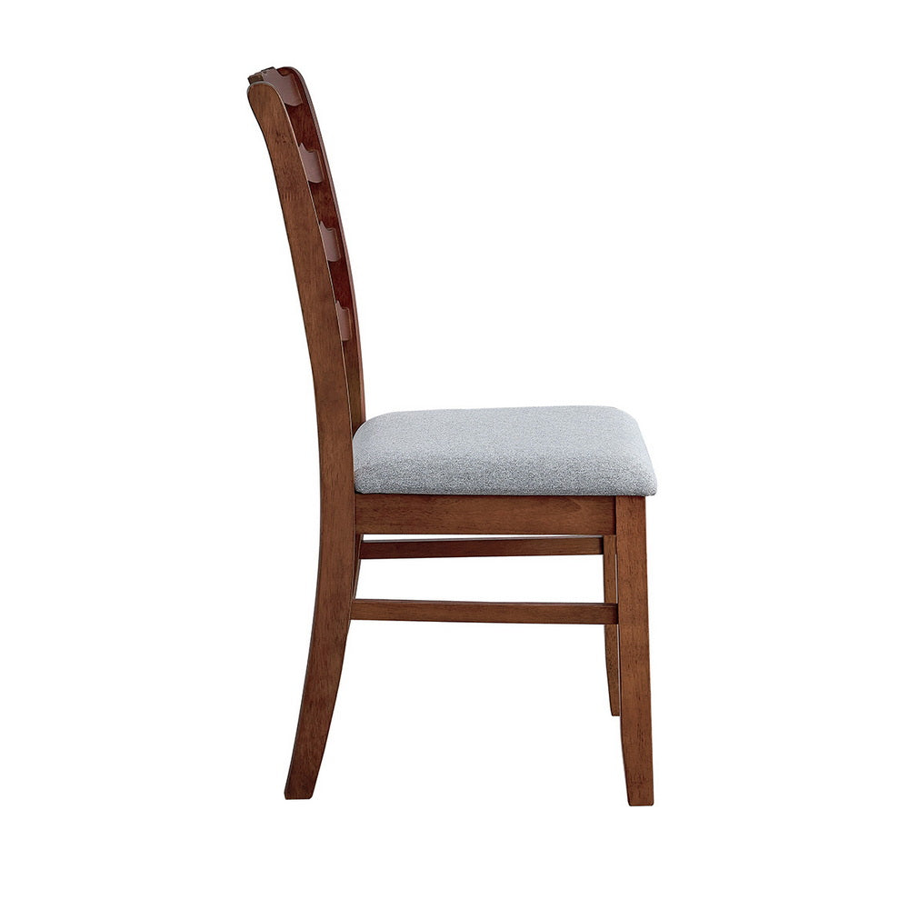 Farmhouse Dining Table Set with Upholstered Chairs for 4–6