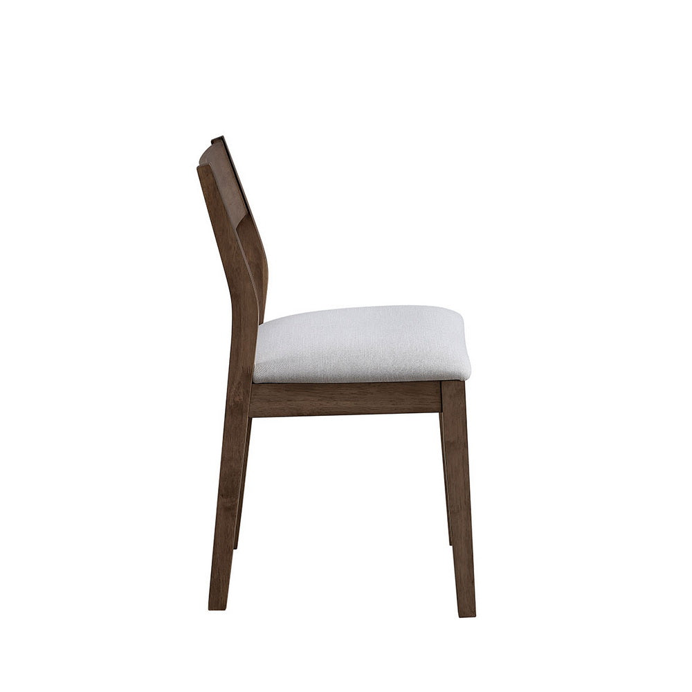 ACTU 59” Solid Wood Mid-Century Modern Dining Table Set for Small Spaces (Seats 4–6)