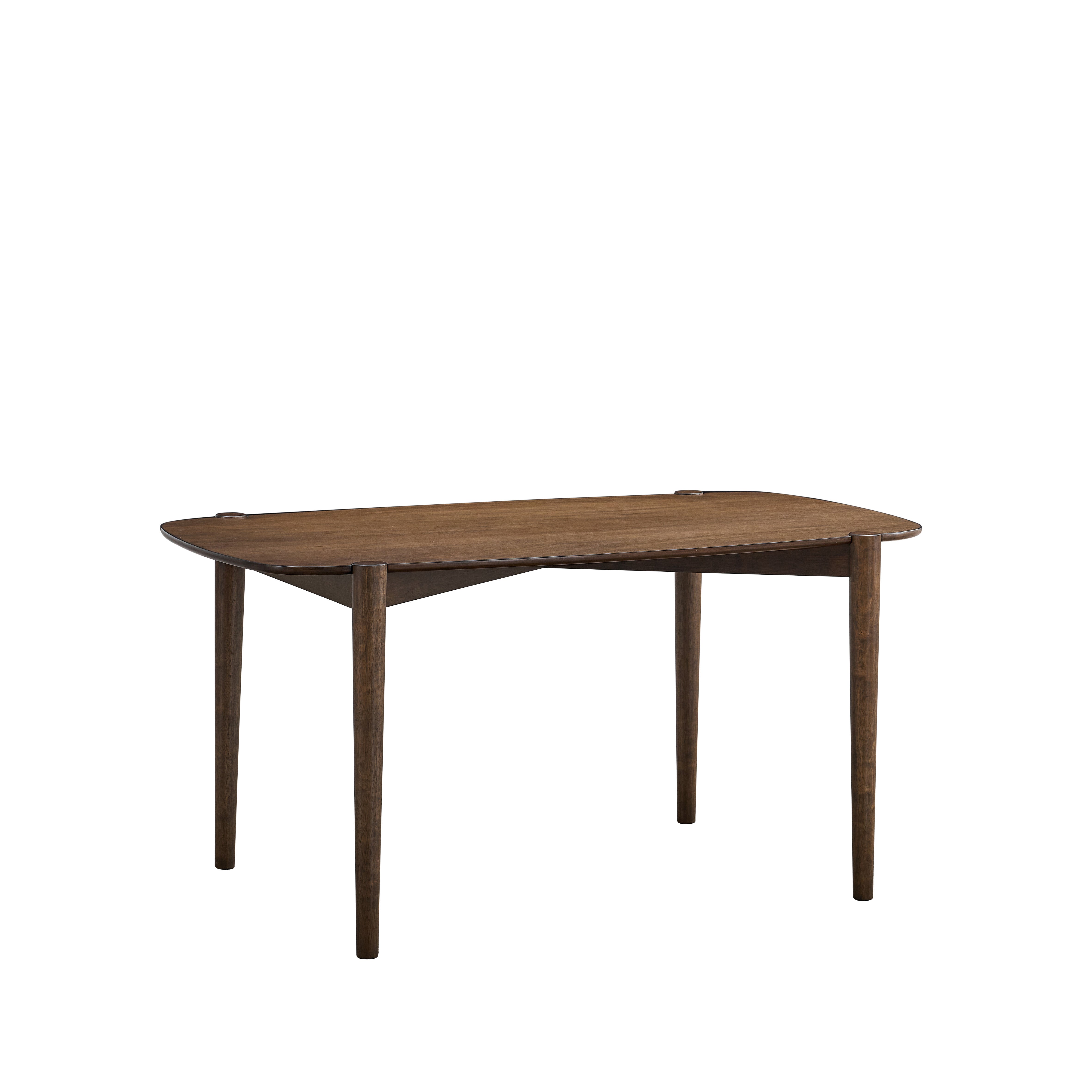 ACTU 58” Mid-Century Modern Dining Table Set for Small Spaces (Seats 4–6)