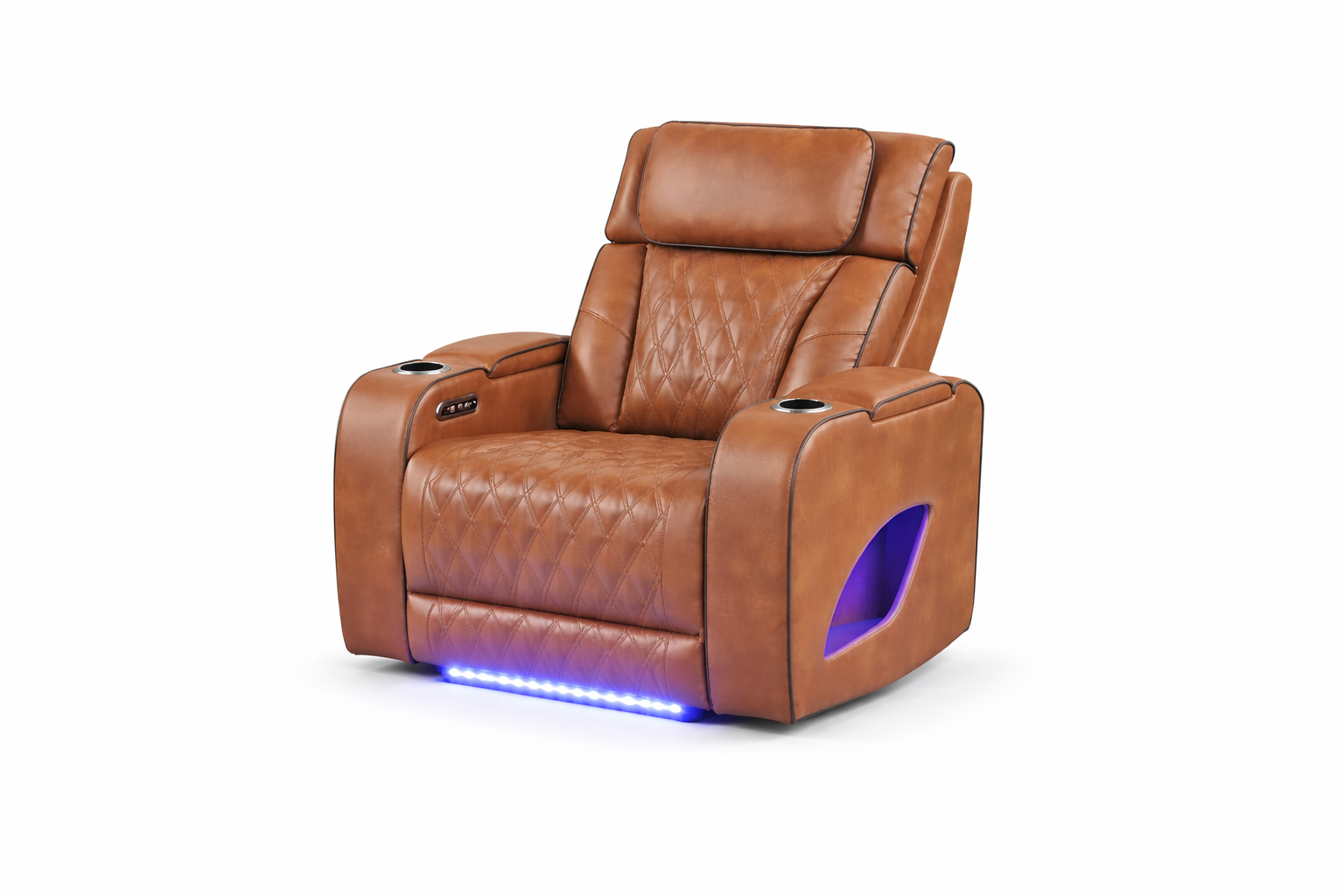 Aurora Brown Single Recliner